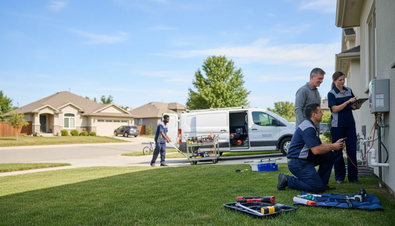 Tankless water heater service in Bowen, IL